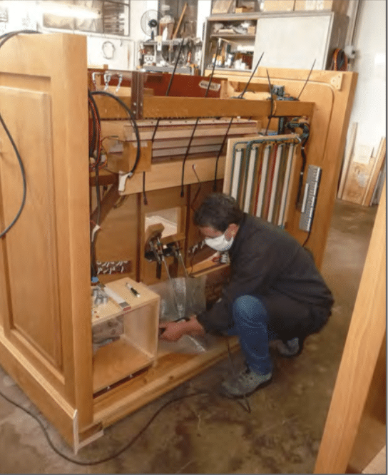 Final preparations under way for a Fratelli Ruffatti pipe organ in our region