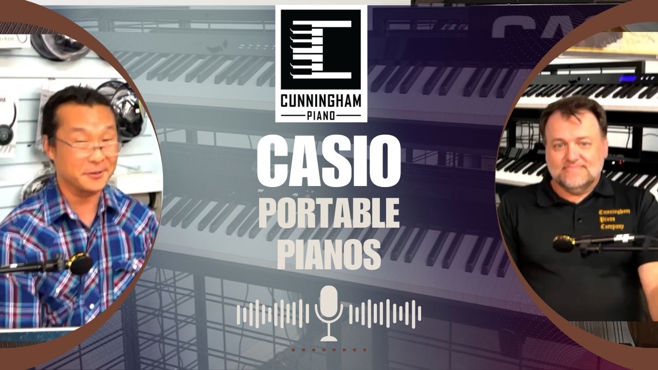 Casio Portable Pianos on The Cunningham Piano Show Podcast