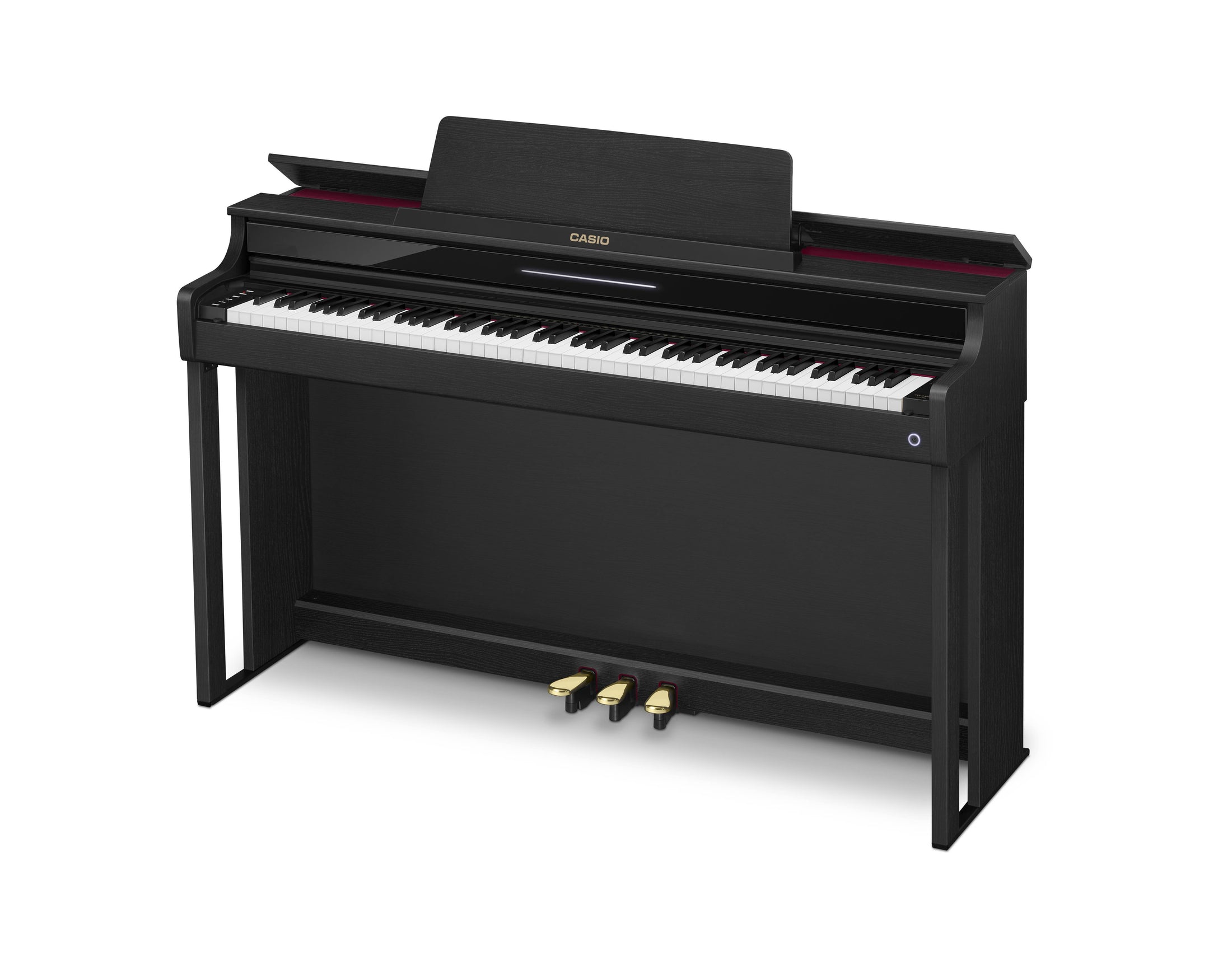 Casio Celviano AP-550 Digital Piano with 88 Wooden Keys and Matching Bench - Black