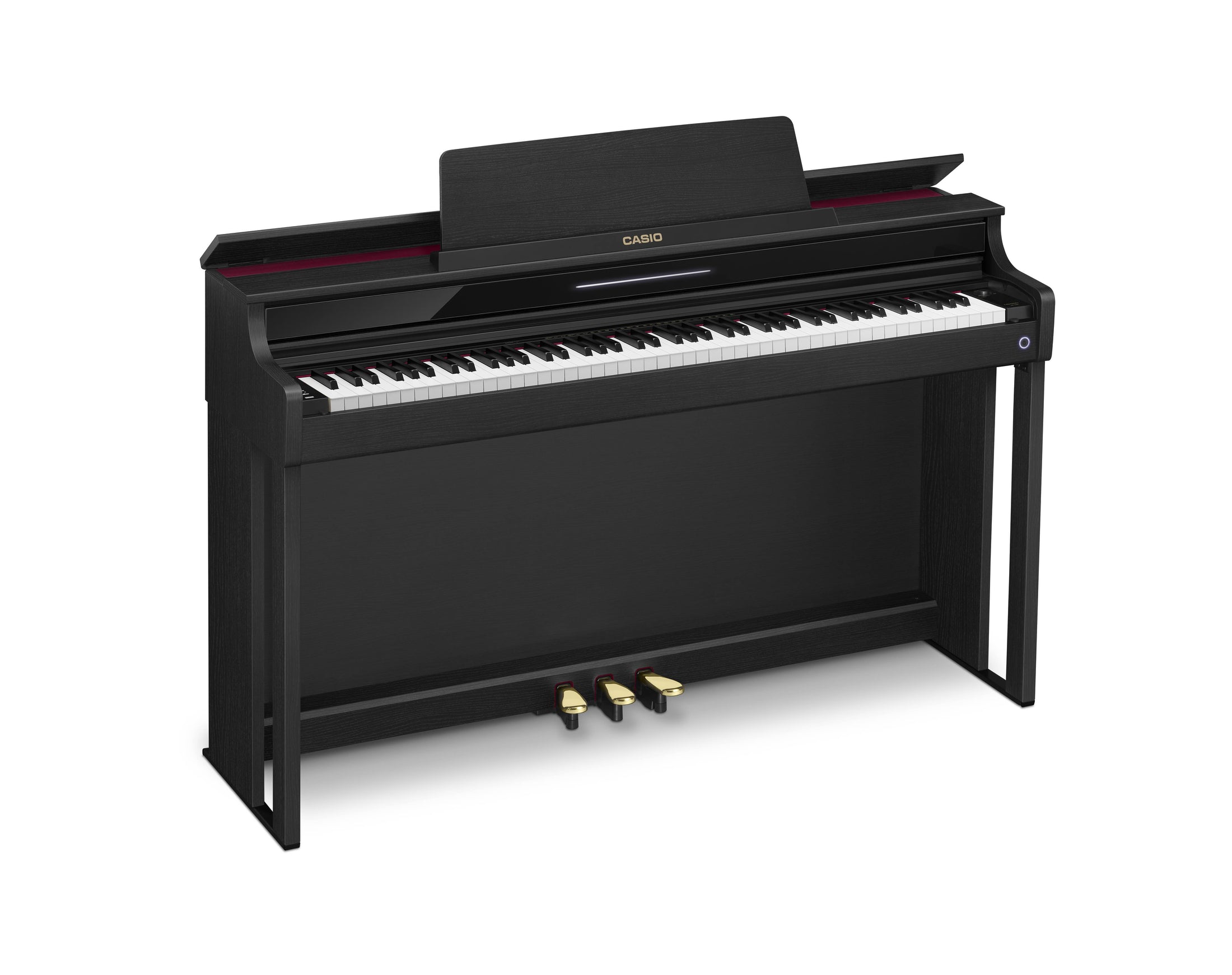 Casio Celviano AP-550 Digital Piano with 88 Wooden Keys and Matching Bench - Black