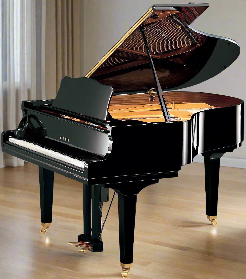 Yamaha DGC2 ENST 5'8" Grand Piano Disklavier In Ebony Polish