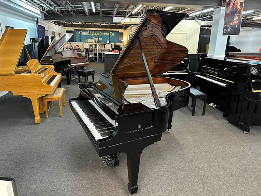 1931 Steinway Model L "Duet" 5'10" Grand Piano in Macassar and Polished Ebony