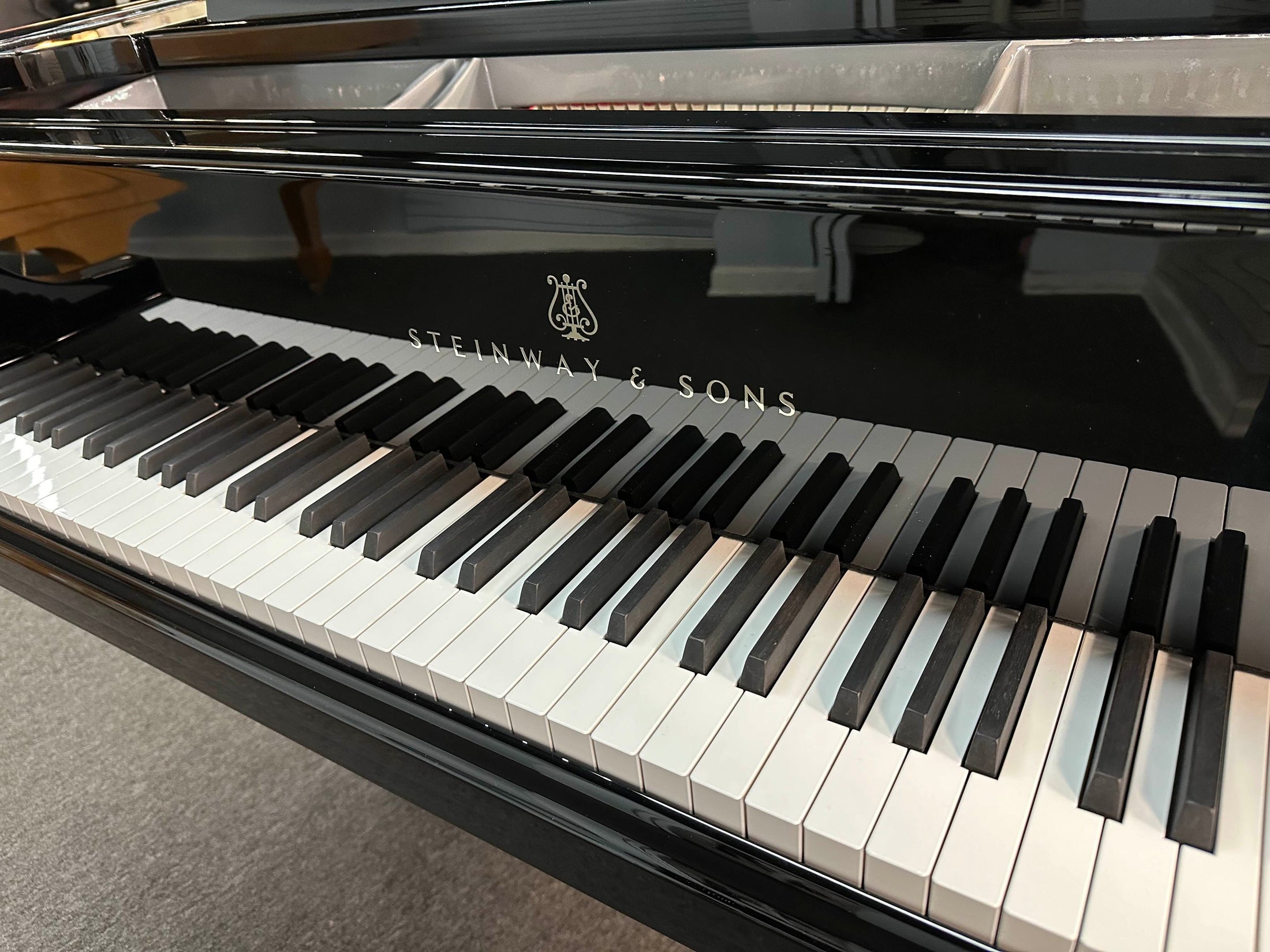 1931 Steinway Model L "Duet" 5'10" Grand Piano in Macassar and Polished Ebony