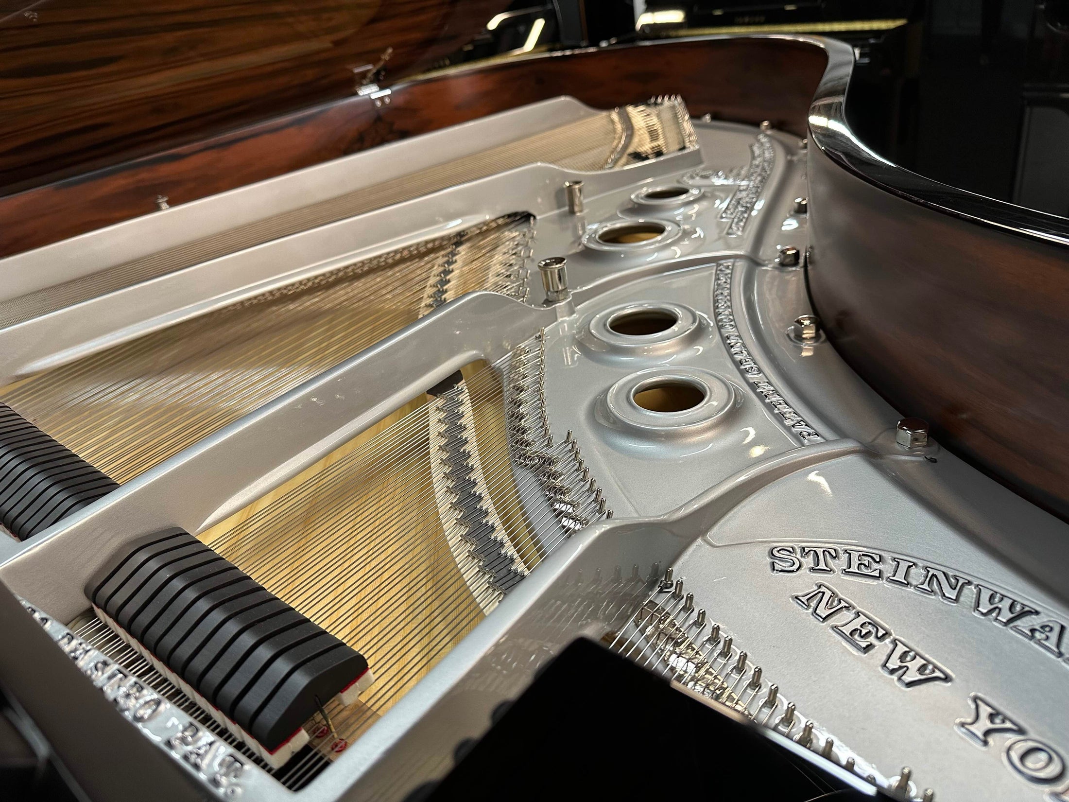 1931 Steinway Model L "Duet" 5'10" Grand Piano in Macassar and Polished Ebony