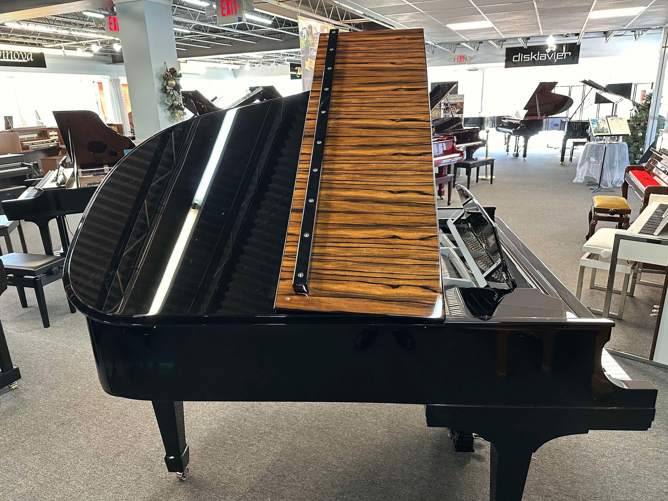 1931 Steinway Model L "Duet" 5'10" Grand Piano in Macassar and Polished Ebony