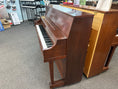 Load image into Gallery viewer, Yamaha P22 45" Upright Piano in Satin Walnut Finish - Pre-Owned
