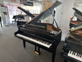 Load image into Gallery viewer, Samick SG-140A 4'7" Petite Baby Grand Piano in Polished Ebony with Matching Bench
