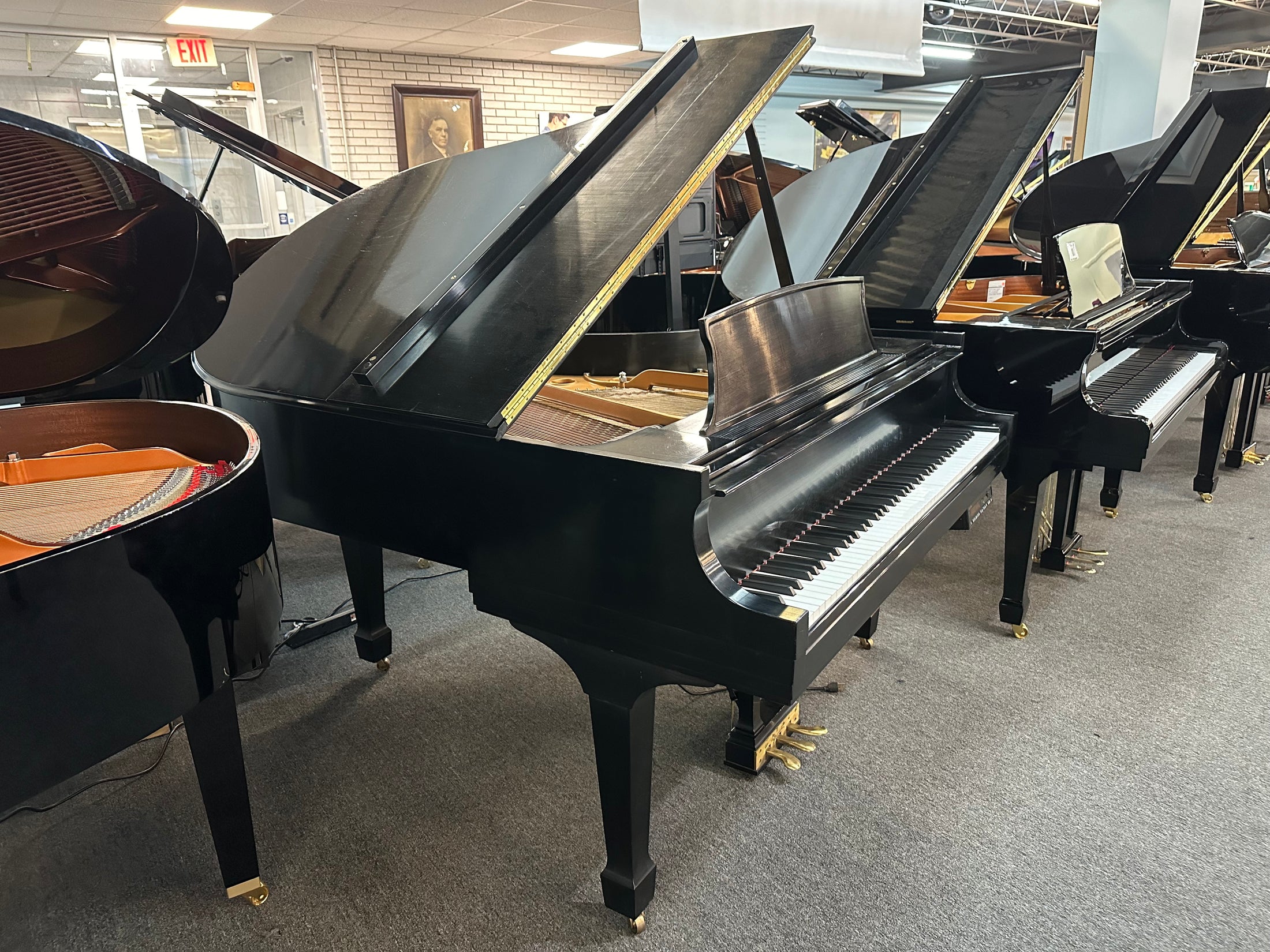 Steinway Model M 5'7" Grand Piano with Player System