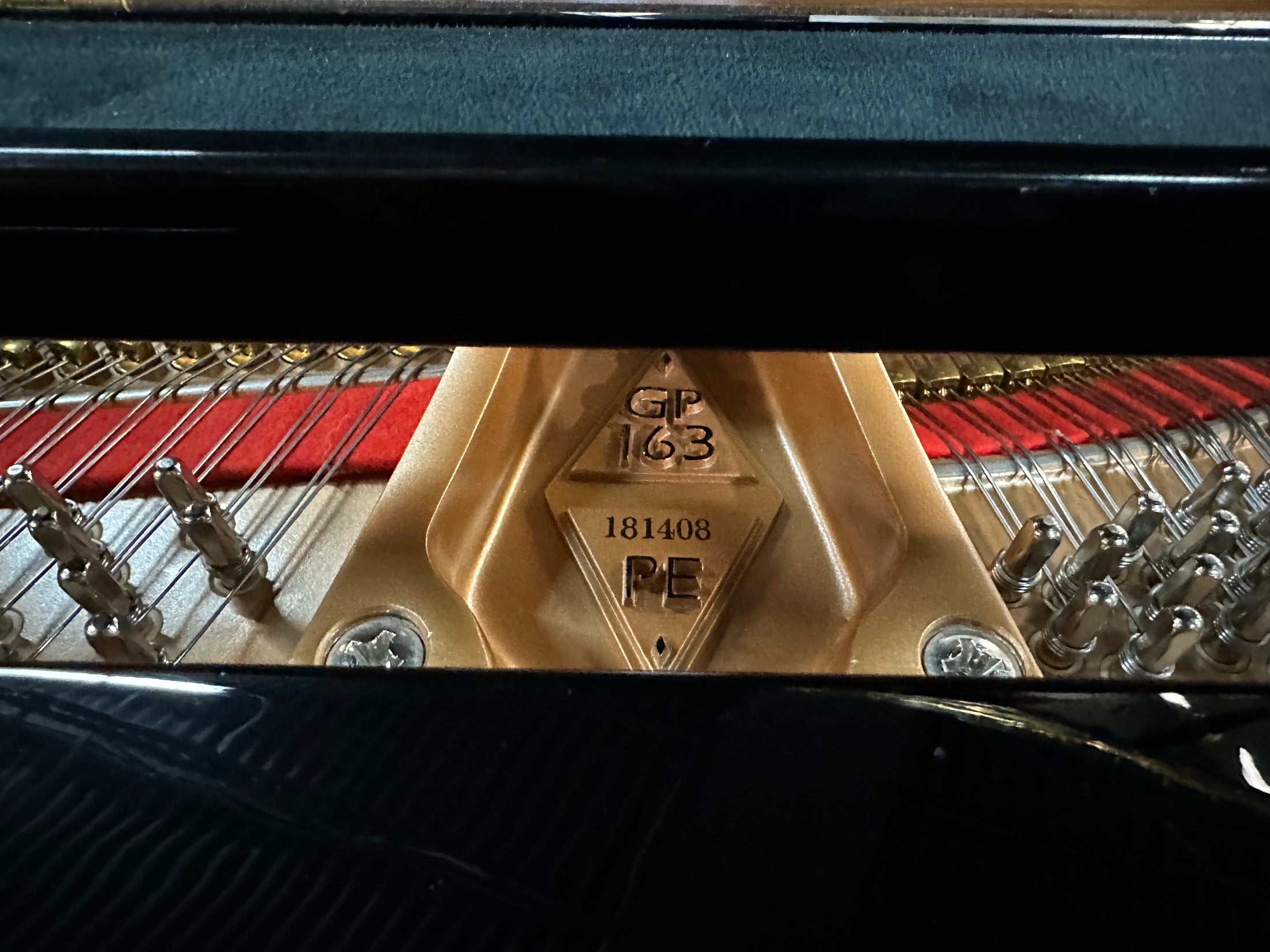 Boston GP-163 5'4" Grand Piano in Polished Ebony Finish