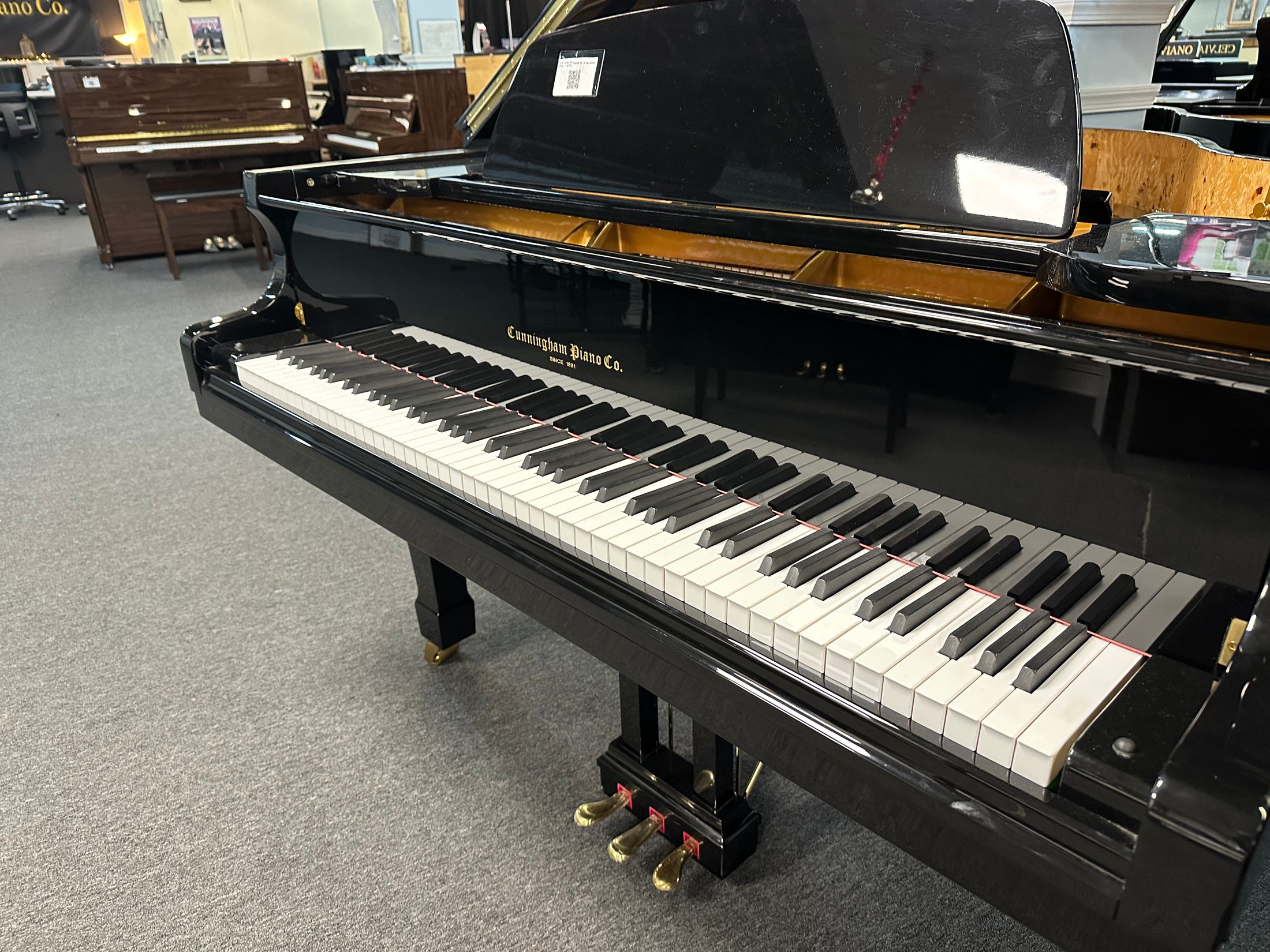 2019 Cunningham Baby Grand 5' Piano with PianoDisc IQ Player System