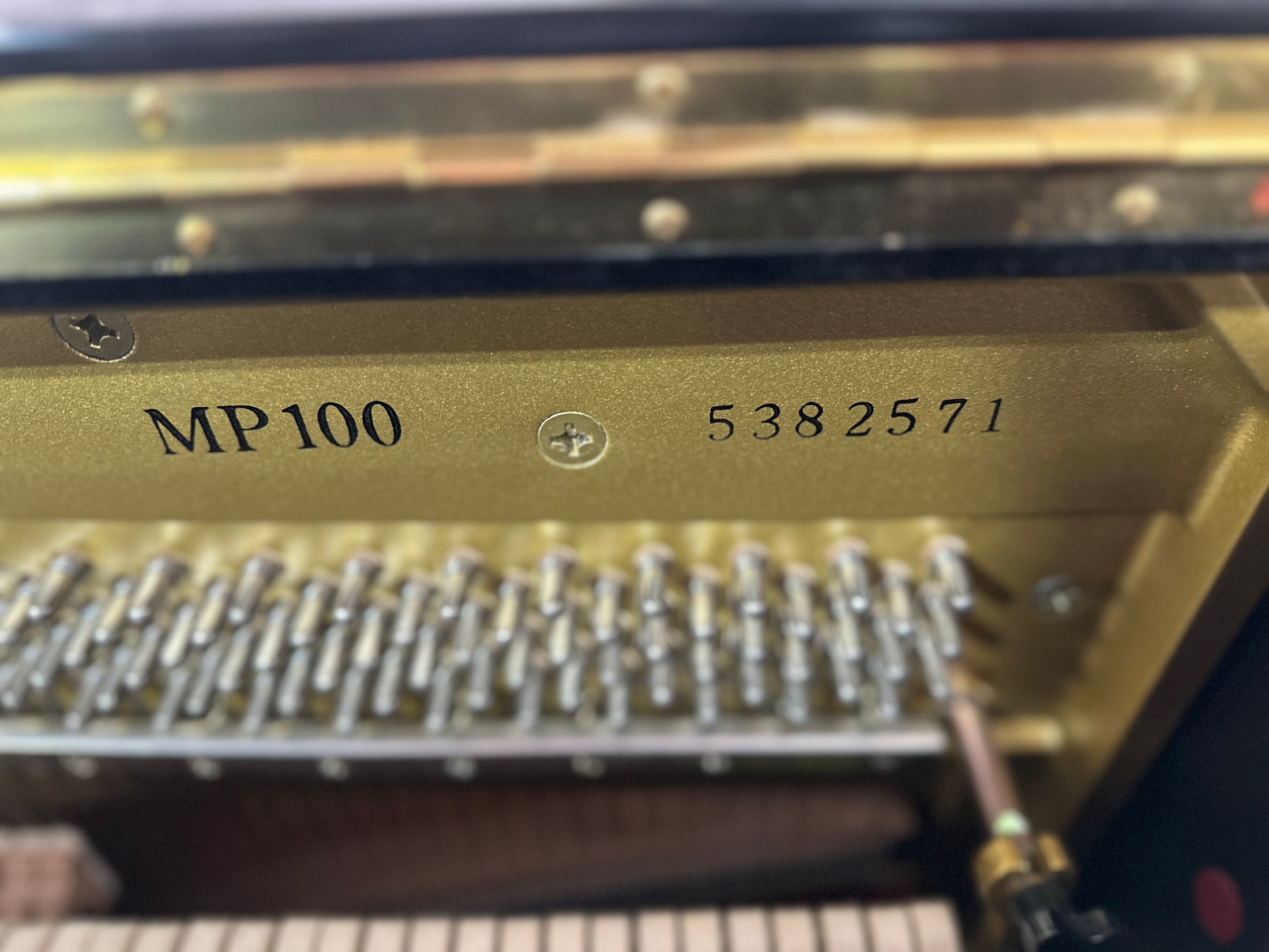 Yamaha MP100 48" Upright Piano with Vintage Silent Practice System