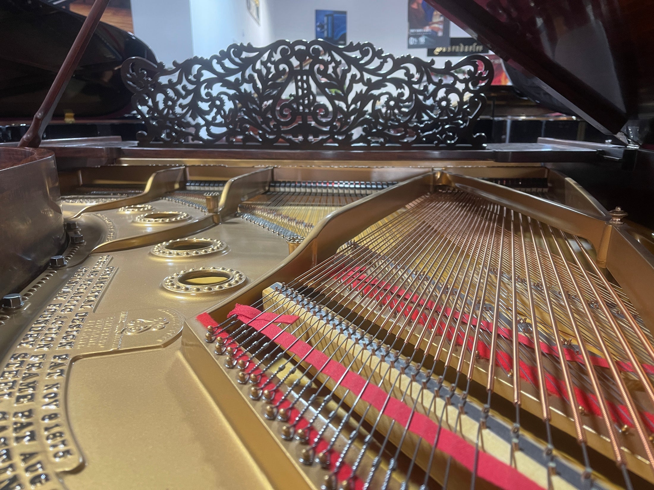 1891 Steinway Model A 6'2" Grand Piano in Figured Mahogany