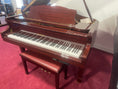 Load image into Gallery viewer, Samick SIG-50 5' Grand Piano in Polished Mahogany finish with PianoDisc CD Player System
