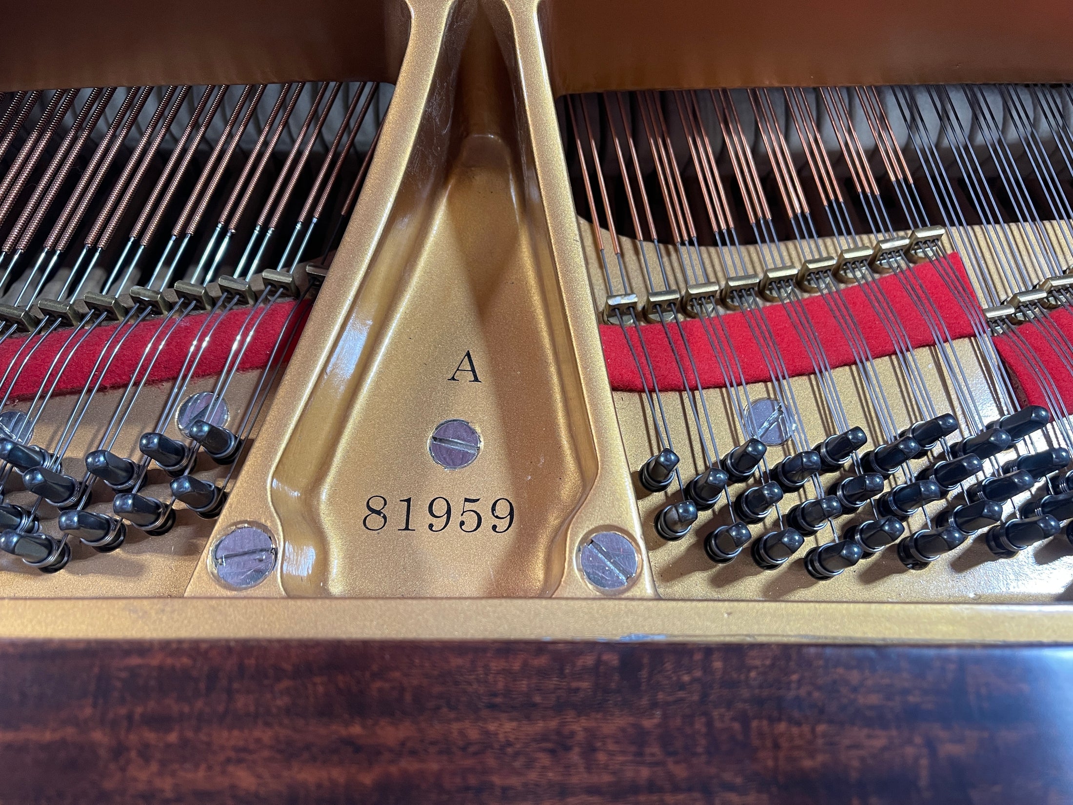 1891 Steinway Model A 6'2" Grand Piano in Figured Mahogany