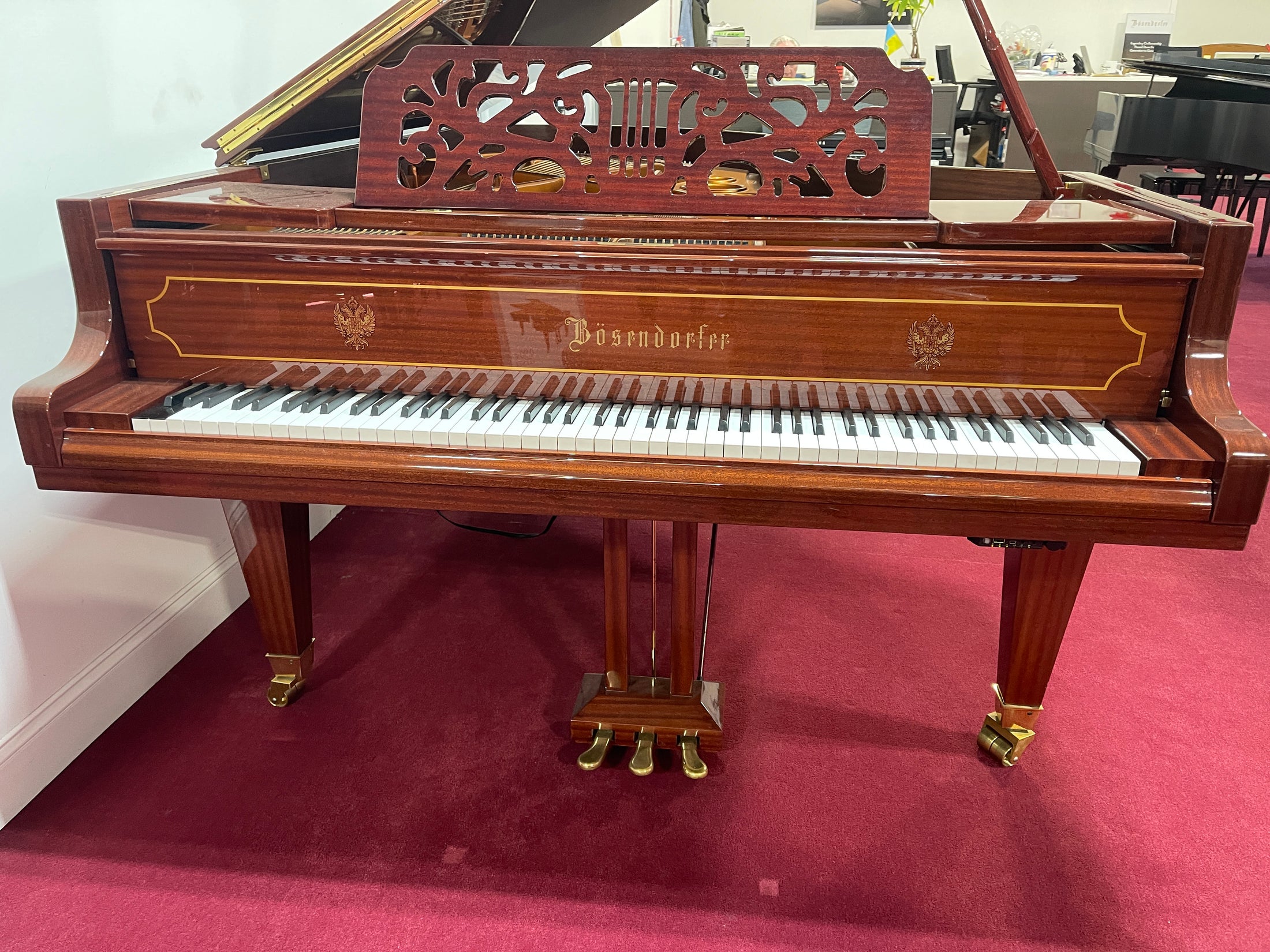 Custom-Designed Bösendorfer Model 225 7'4" Piano with PianoMation Player System