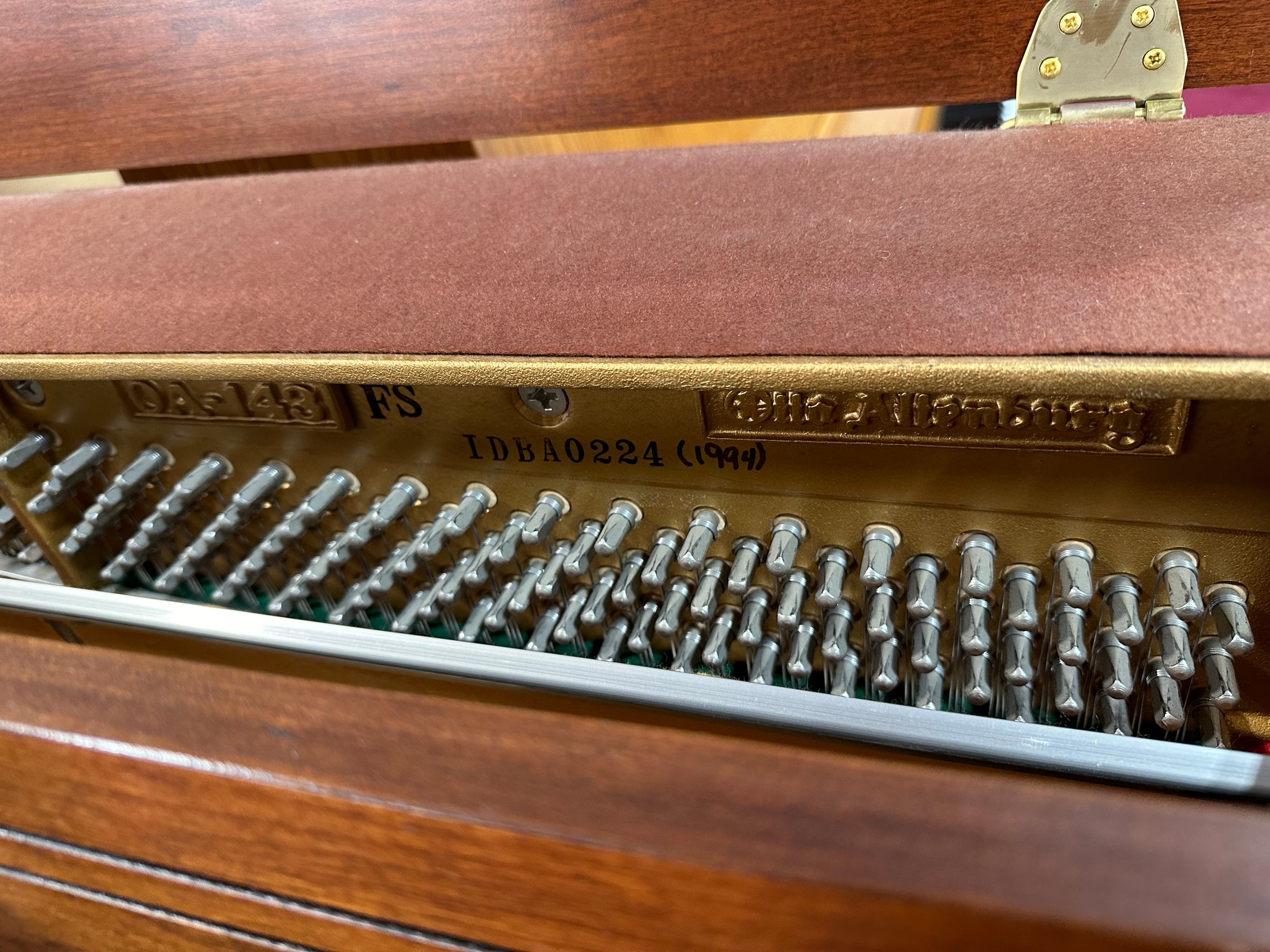 Otto Altenburg Console Piano in French Provincial Design