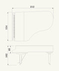 Load image into Gallery viewer, Yamaha C6X 7' Grand Piano in Polished Ebony Finish
