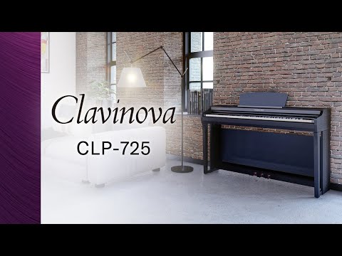 Yamaha CLP-725 Clavinova Digital Console Piano