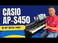 Load and play video in Gallery viewer, Casio Celviano AP-S450 Digital Piano with 88 Wooden Core Keys and Matching Bench
