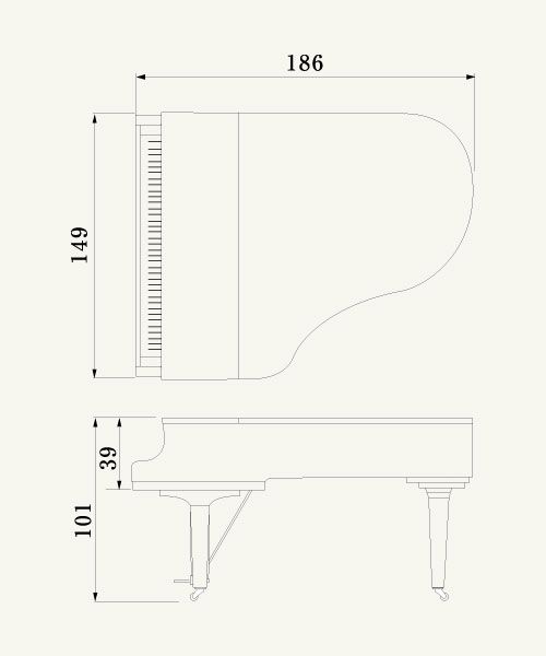 Yamaha C3X 6'1" Grand Piano In Polished Ebony