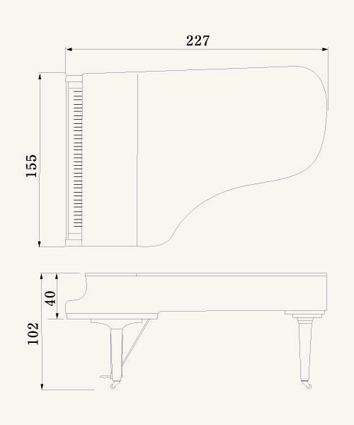 Yamaha C7X 7'6" Grand Piano In Polished Ebony