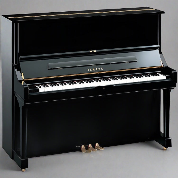 Yamaha U3 52" Upright Piano In Polished Ebony Finish