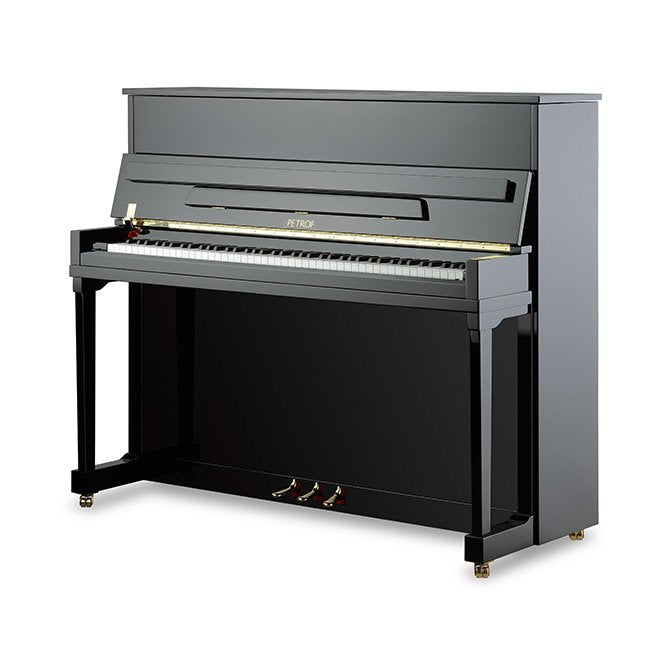 Petrof P 122 (48") H1 Upright Piano in Ebony Polish