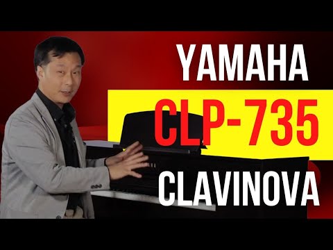 Yamaha CLP-735 Clavinova Digital Console Piano