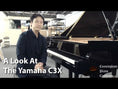 Load and play video in Gallery viewer, Yamaha C3X 6'1" Grand Piano In Polished Ebony
