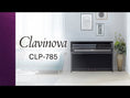 Load and play video in Gallery viewer, Yamaha CLP-785 Clavinova Digital Upright Piano
