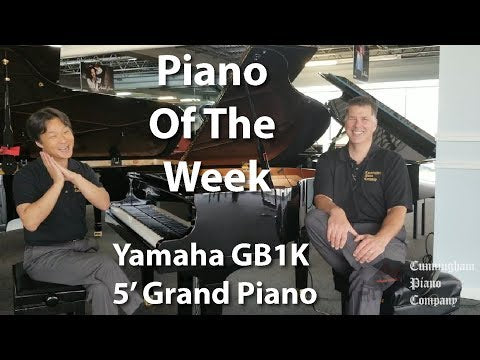 Yamaha GB1K 5' Baby Grand Piano In Polished White Finish